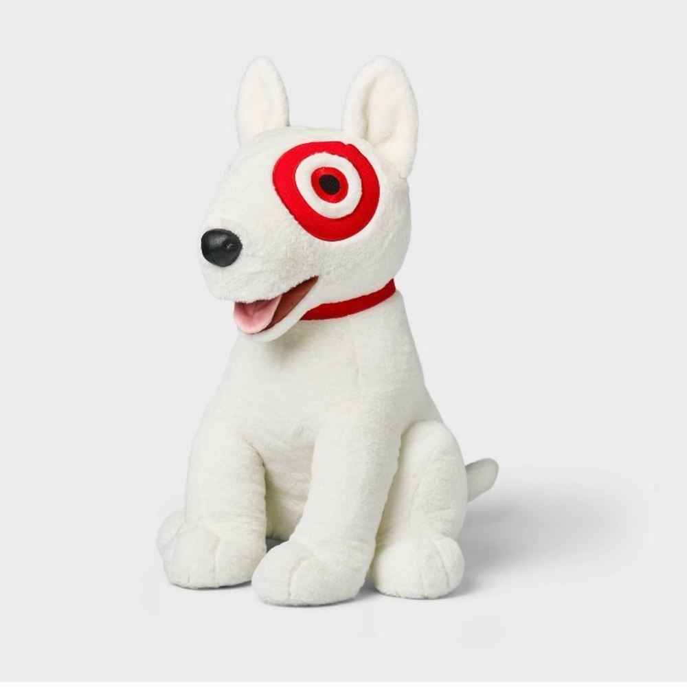 Target Bullseye Dog plush animal limited edition